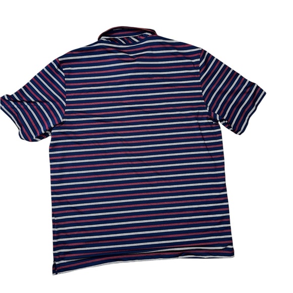 Vineyard Vines performance Navy and red Striped Men's Shirt large - Picture 3 of 3